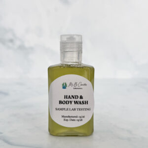 Natural Algae Body Wash with Spirulina | Private Label Sample