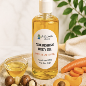 Natural Nourishing Body Oil Carrot & Macadamia | Private Label