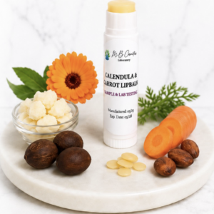 Calendula & Carrot Natural Lip Balm | Private Label Sample