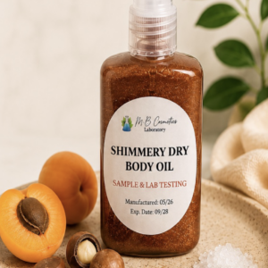 Natural Shimmery Dry Body Oil | Glow & Shimmer | Private Label